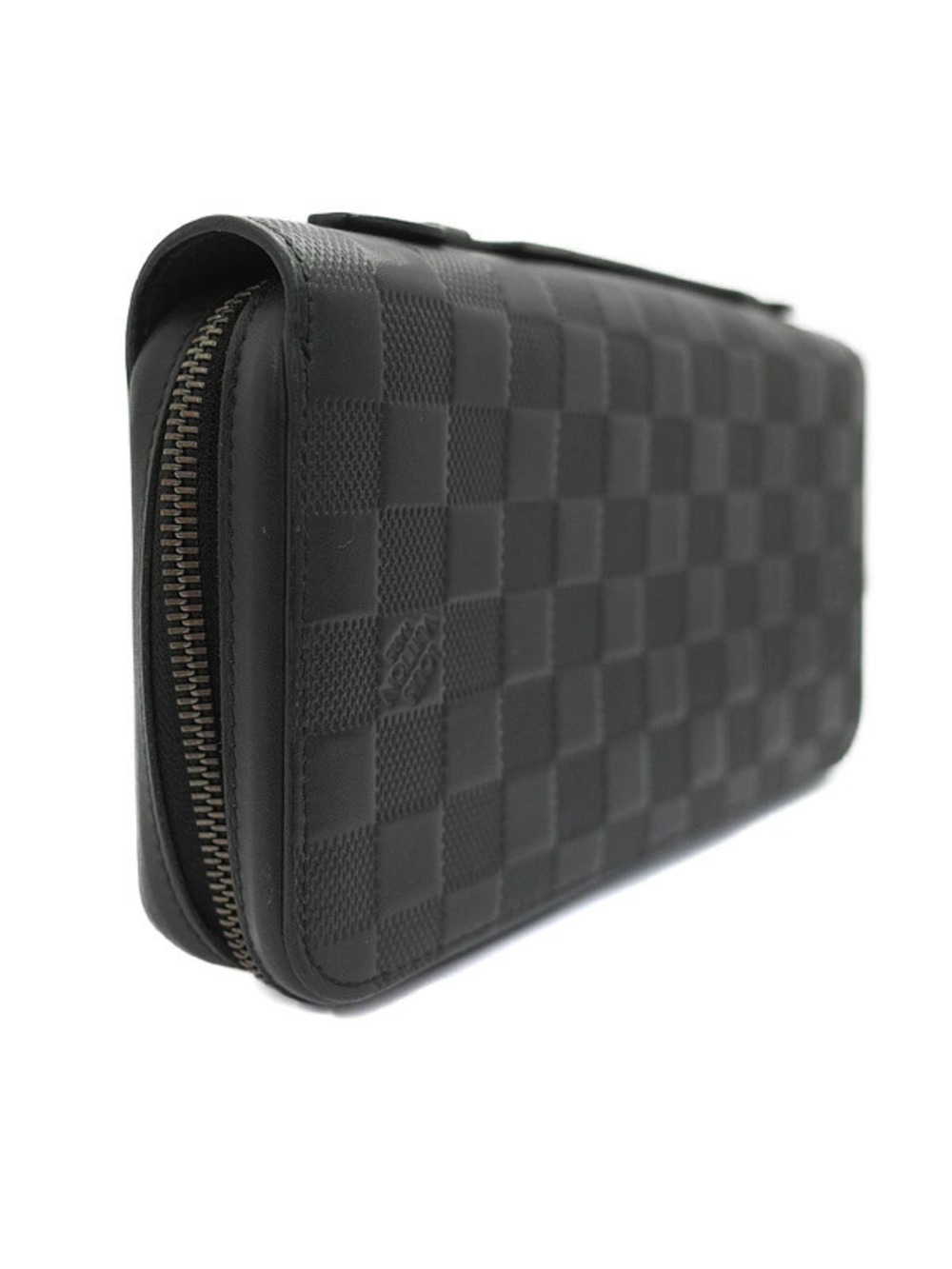 Louis Vuitton Damier Infini Wallet Long Zippy Round Zipper Brown